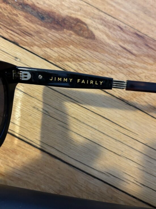 Jimmy Fairly Paris, black unisex sunglasses